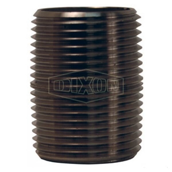 Close Nipple, 4 in Nominal, MNPT End Style, 2-5/8 in L, 316 SS, SCH 40/STD, Domestic